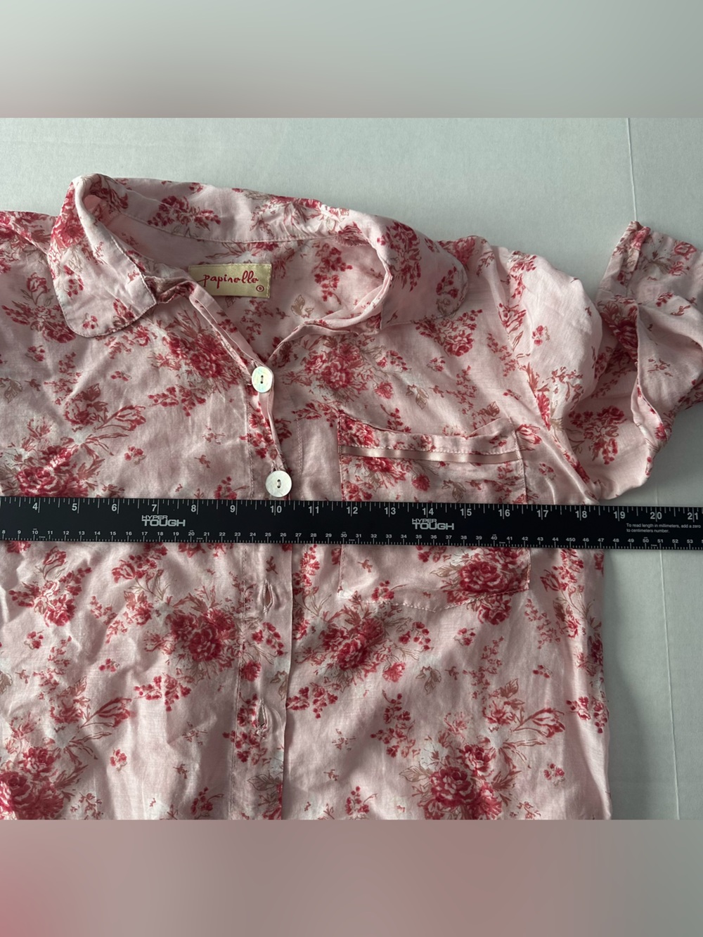 Papinelle Silk-Feel Floral Pajama Set - Size S - Picture 3 of 8